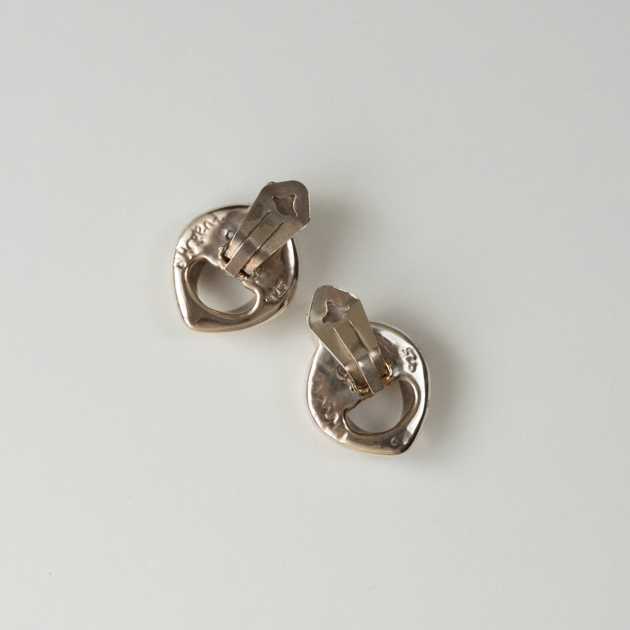 Rope Design Sterling Silver Earrings