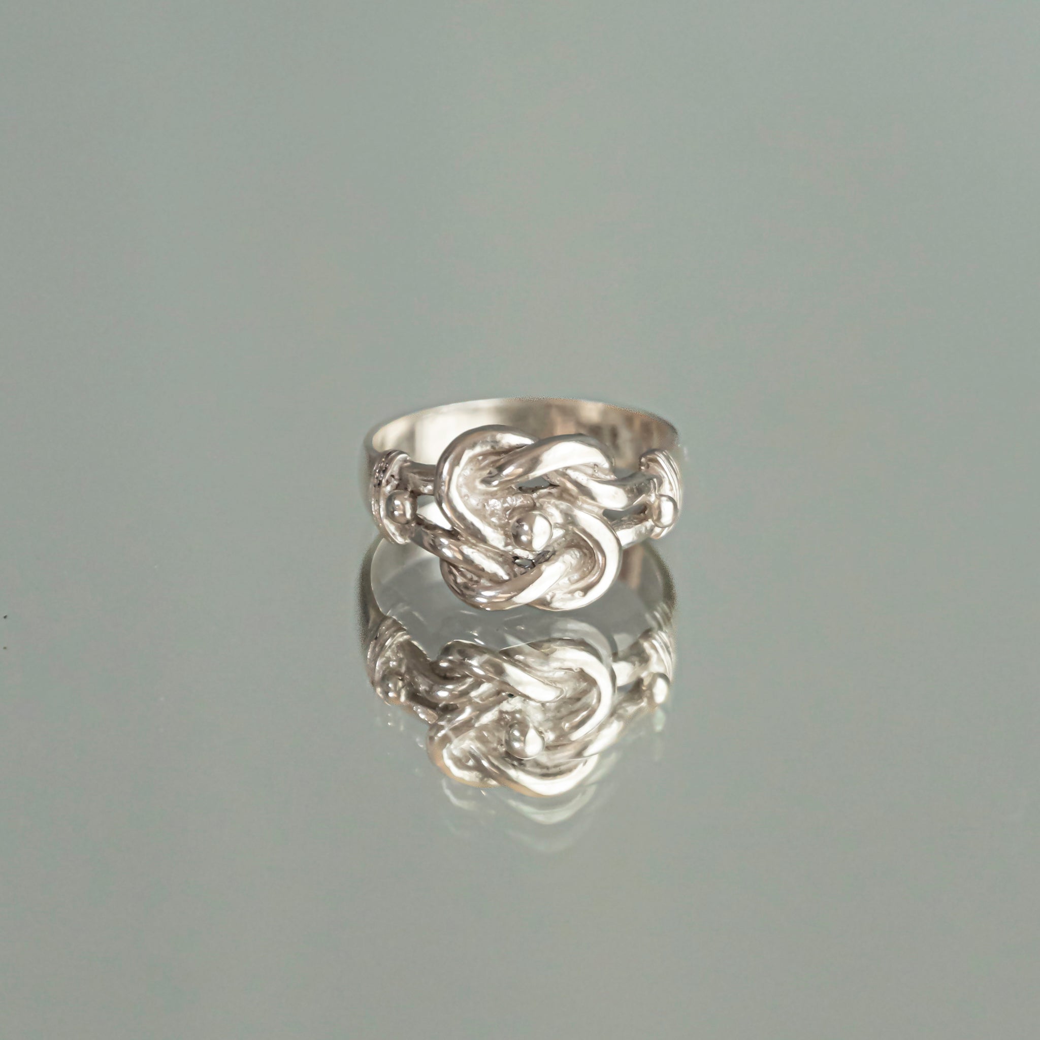 Lover's Knot Silver Ring