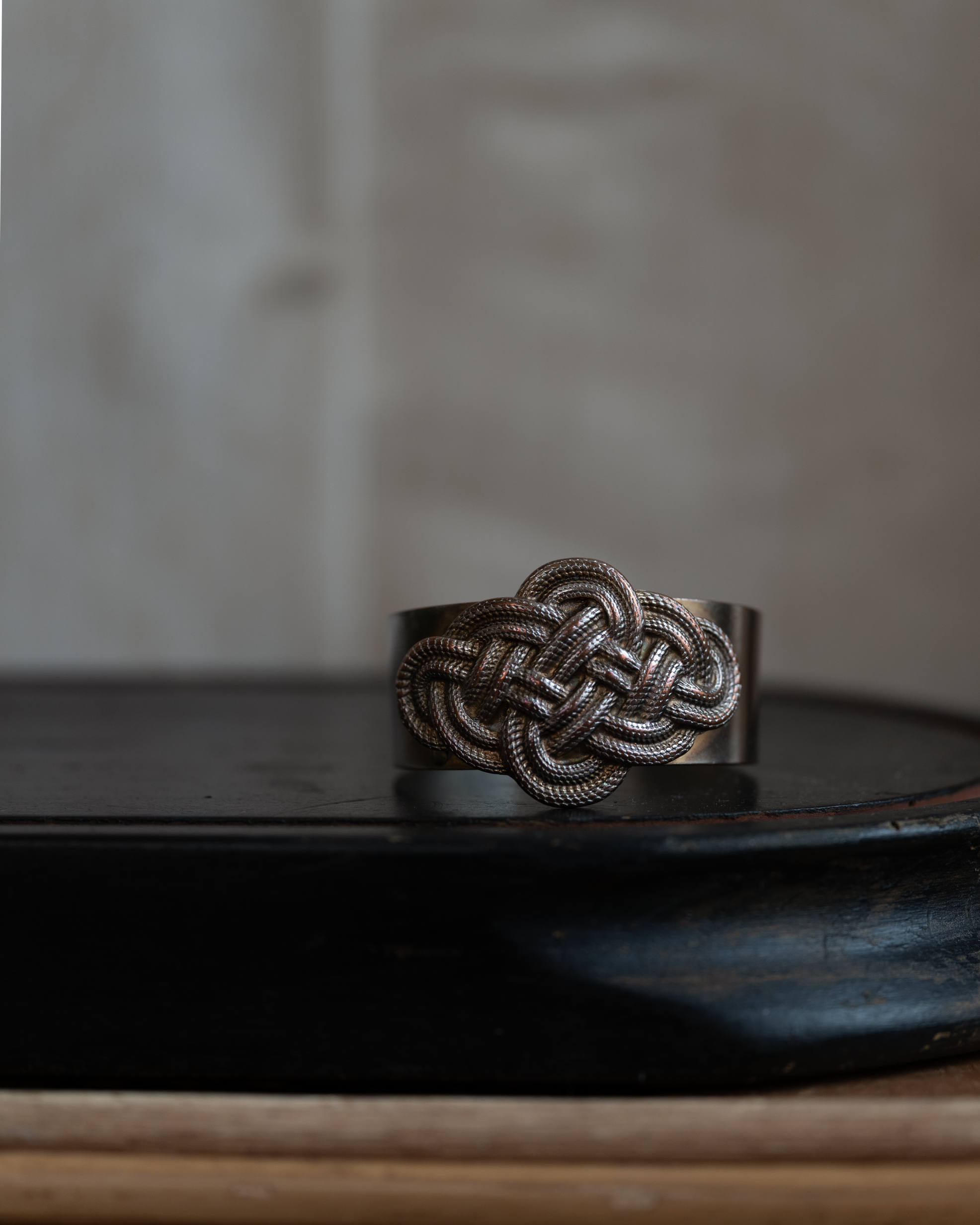 Celtic Knot Silver Tone Bracelet