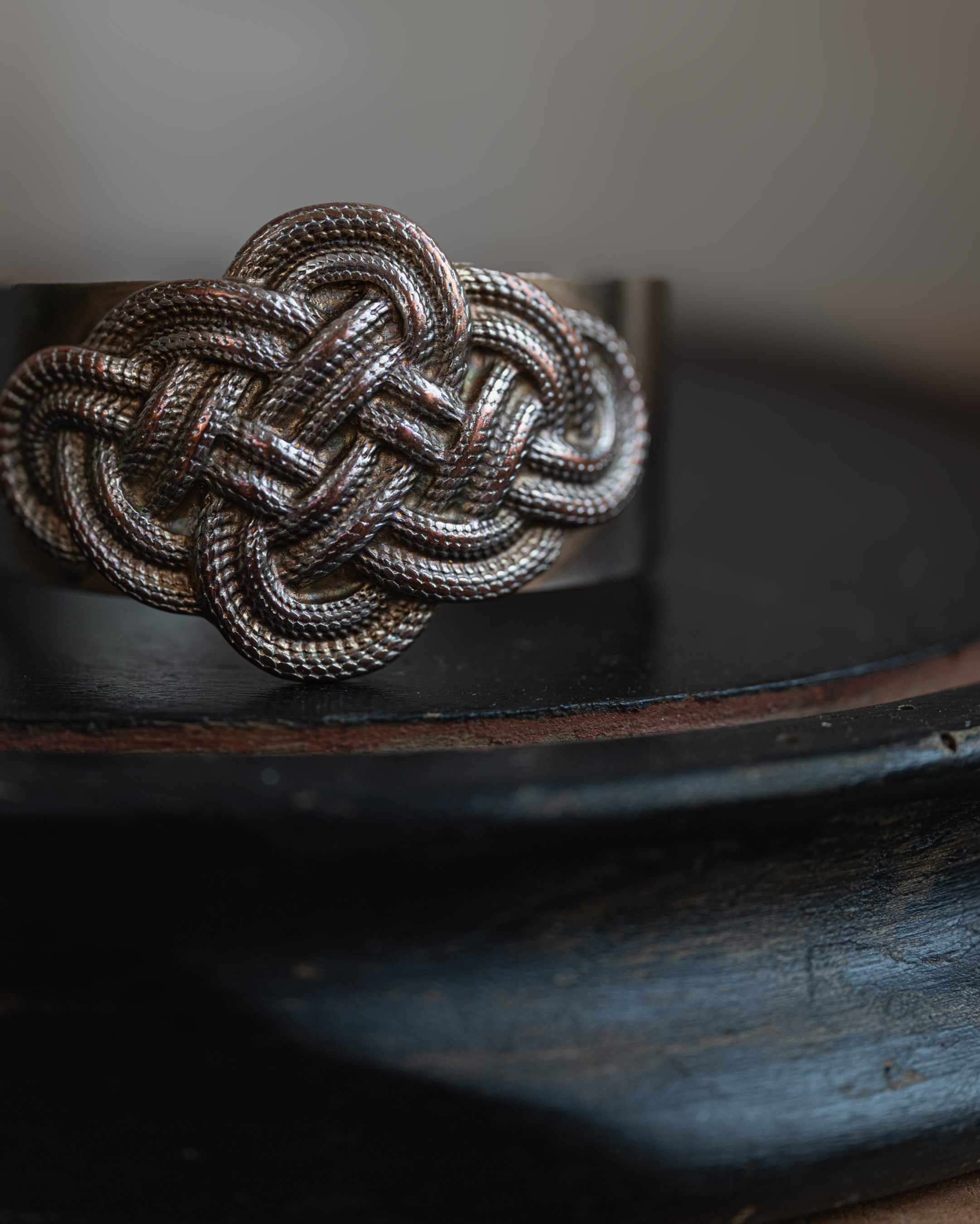 Celtic Knot Silver Tone Bracelet