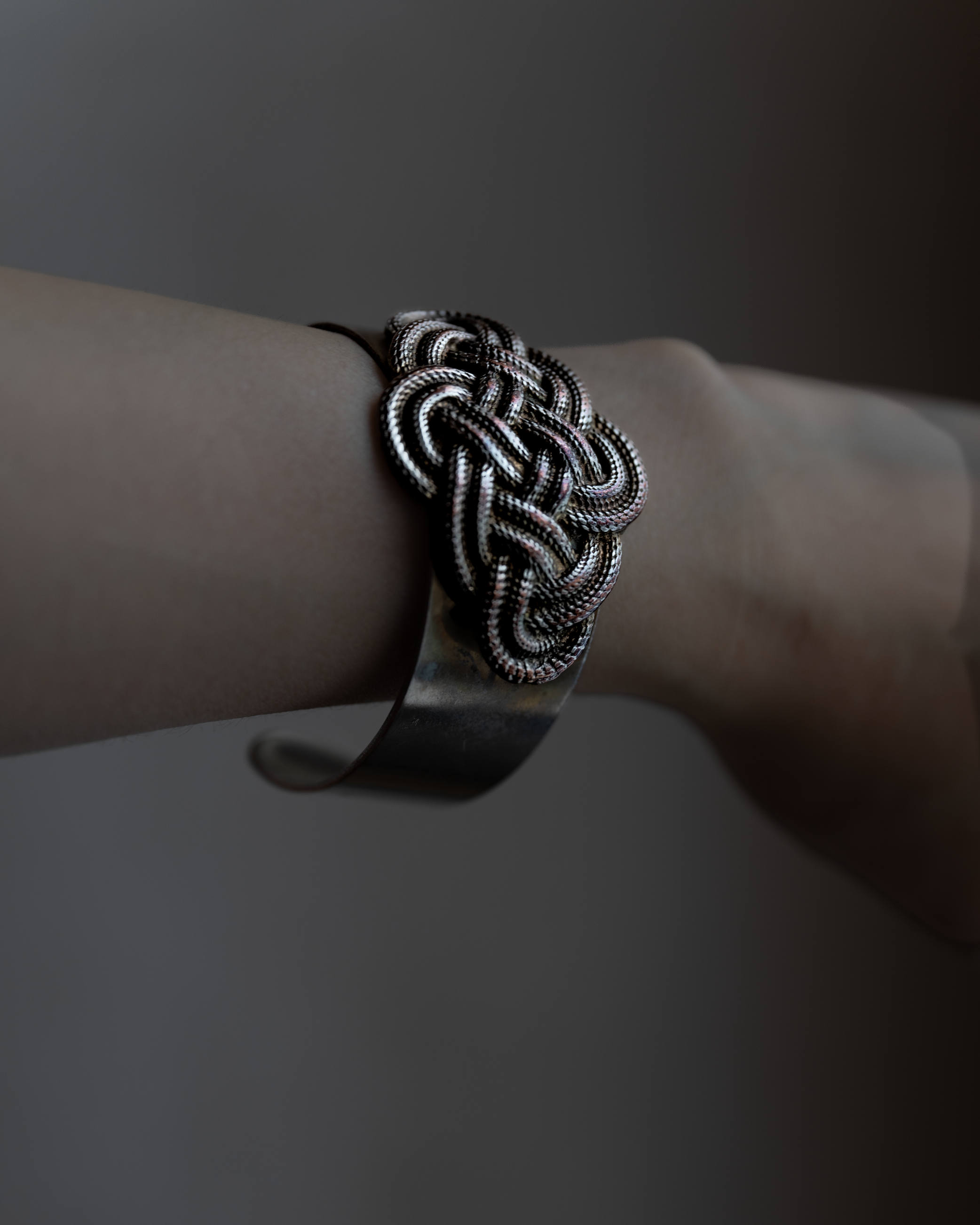 Celtic Knot Silver Tone Bracelet