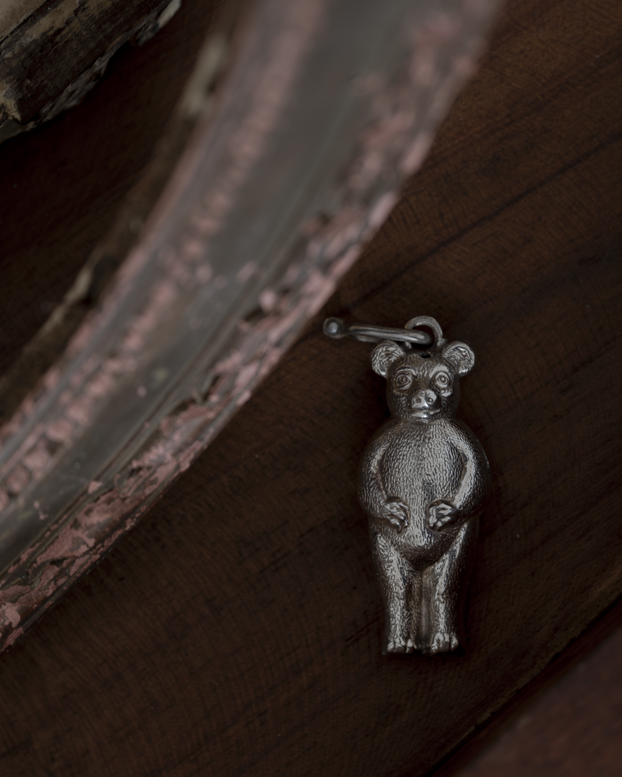 Silver Plated Teddy Bear Rattle